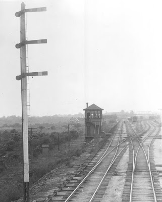 Very early photograph of the Swan Creek Tower. The SCRR would have been just out of view on the right.